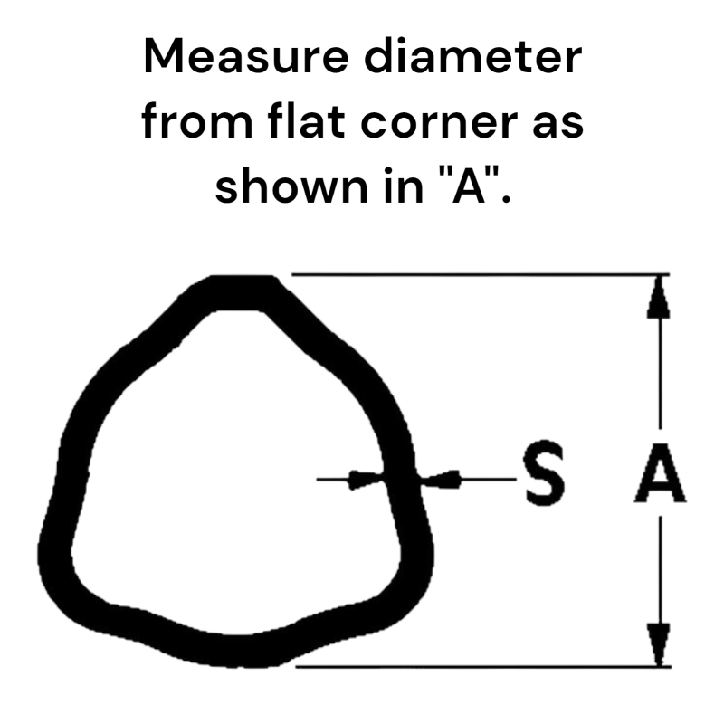Series 4 Outer Triangle Tube U-Joint Assembly with 1 3/8" 6 Quick Connect - Image 4