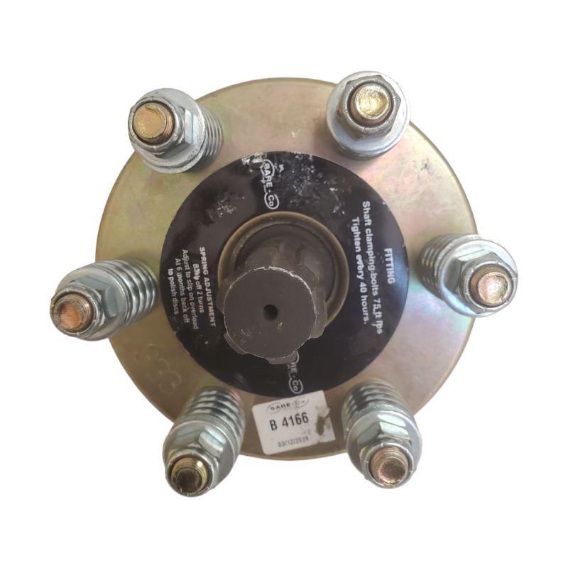 40 HP Slip Clutch with 1 1/4" Round Bore Female and 1 3/8" 6 Splines Male - Image 3